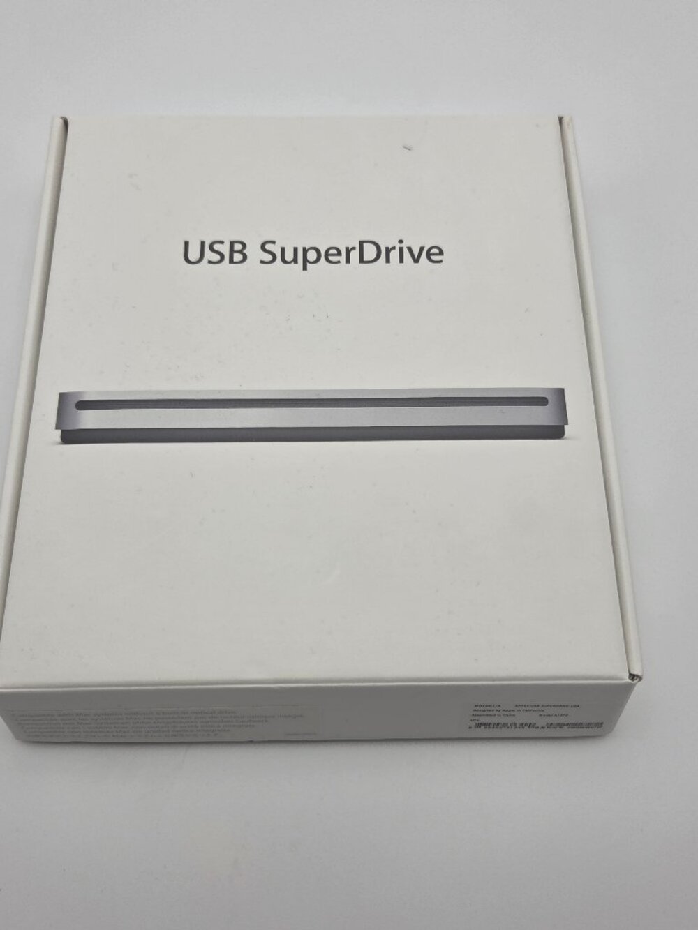 Apple USB SuperDrive External Optical Drive A1379 MD564LL/A (Untested)